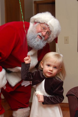 Santa and me